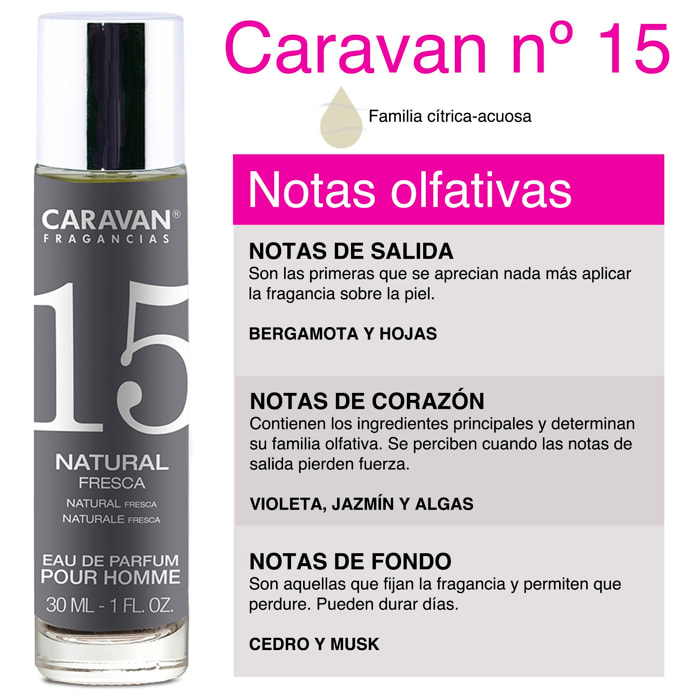 Caravan perfume de hombre nº15 30ml