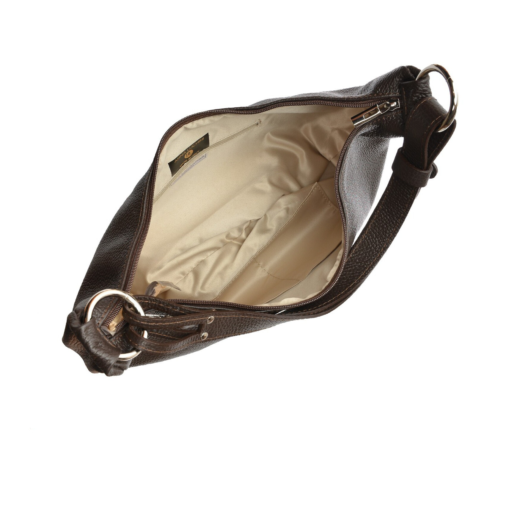 Borsa a tracolla Anna Luchini Marrone