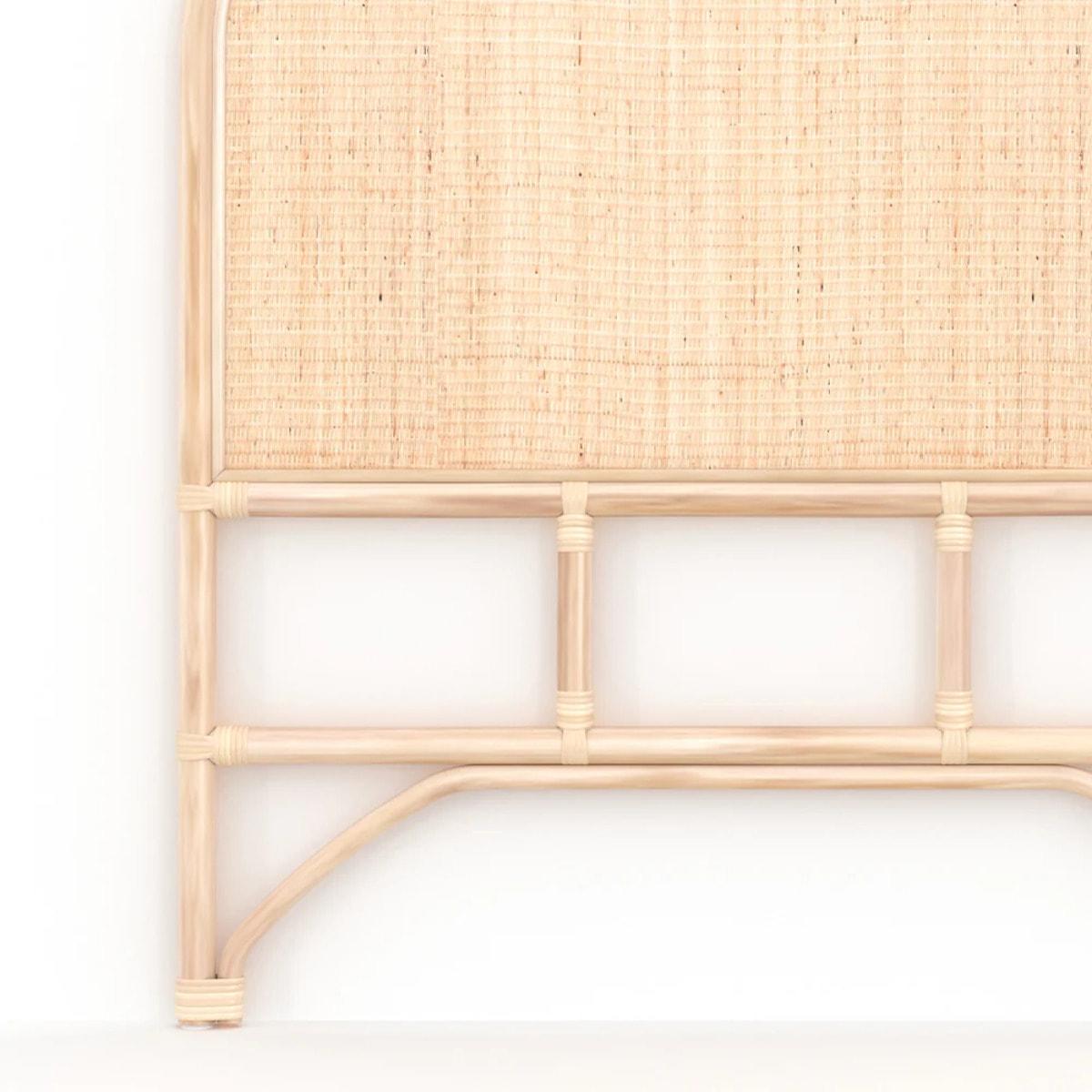 Tête de lit 90 cm en rotin naturel - Grace