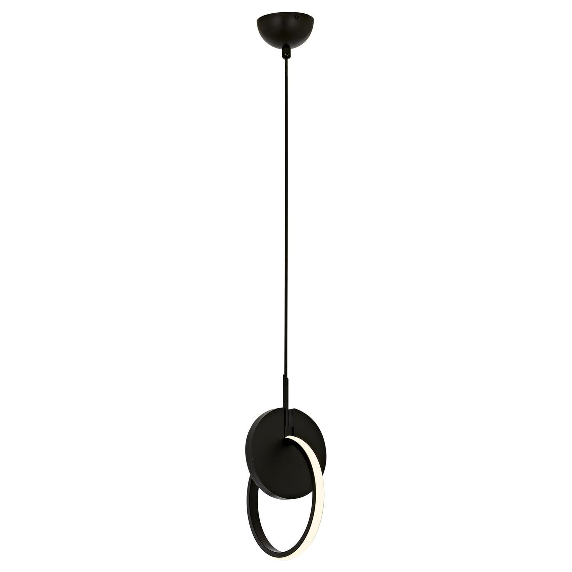 Lámpara de techo, metal, negro, colección Bled, 100x20x20, casquillo 1 x LED 640Lm Max