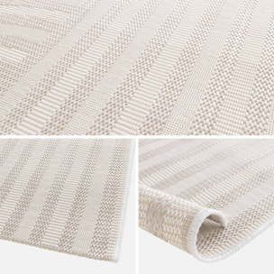 Tapis intérieur/extérieur motif arches beige BELLAMY