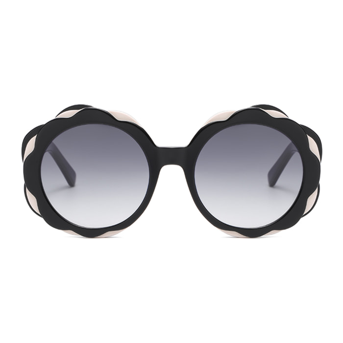 Gafas OCEAN modelo Deauville en color Montura negra brillante con lentes de degradado ahumado