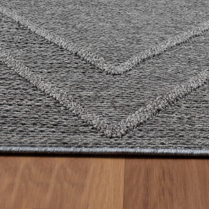 PATARA - Tapis intérieur/extérieur motif géométrique gris - PAT4954GRI