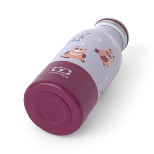 Bouteille isotherme enfant Cooly 350ml Violet Chouette