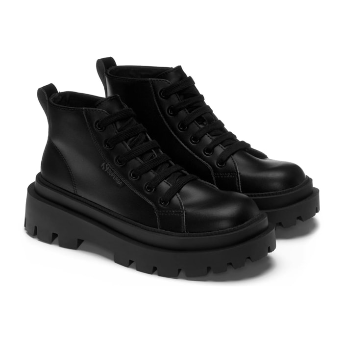 Superga - Botines Mujer Negro - 3052 ALPINA APEX MID VEGAN MATERIAL