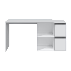 Mesa de escritorio multiposición Spacio Blanco Artik (Blanco Mate)