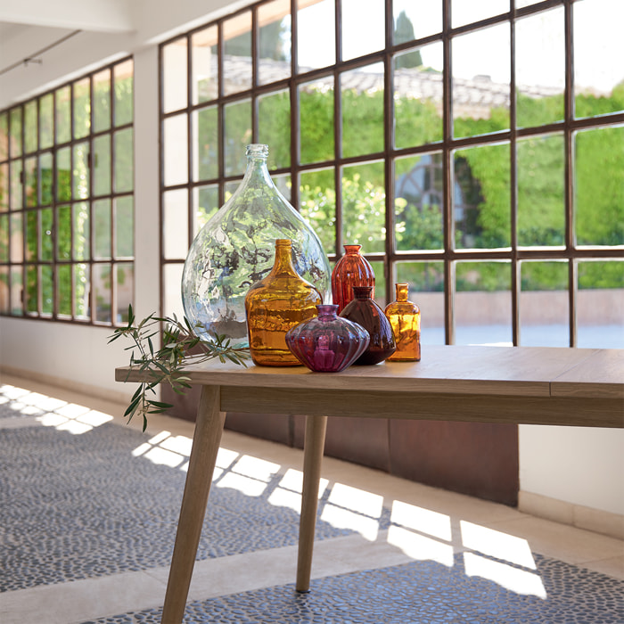 Vase "Candy" - verre recyclé - H19 cm