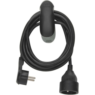 Rallonge WATT AND CO design clip 5m noir