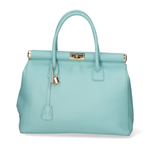 Borsa a mano da Donna Eleonora in Vera Pelle Made in Italy 26x35x16 cm