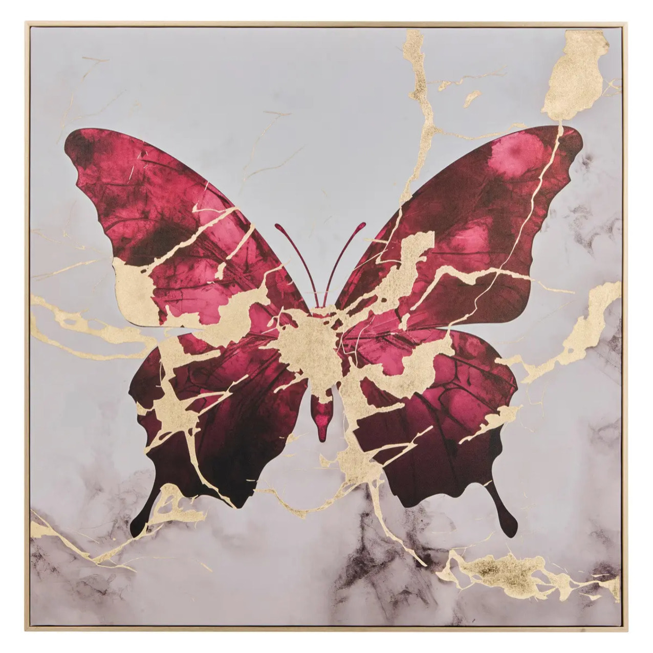 Toile imprimée encadrée Hilo 60x60cm