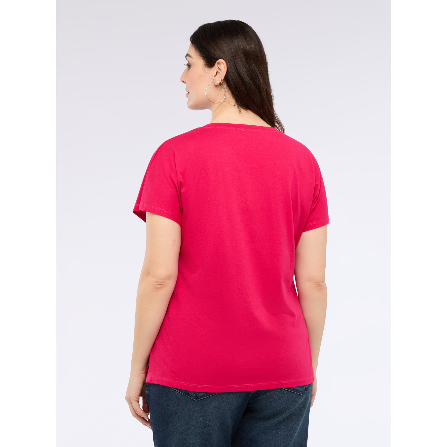 Fiorella Rubino - Camiseta con detalle de libélula - Rojo