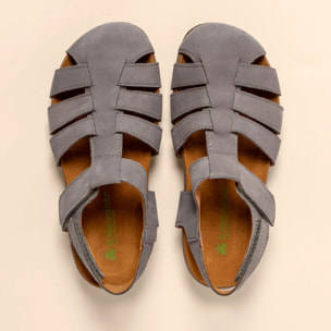 Sandalias N5862 NOBUCK LAVADO DENIM / TABERNAS color Denim