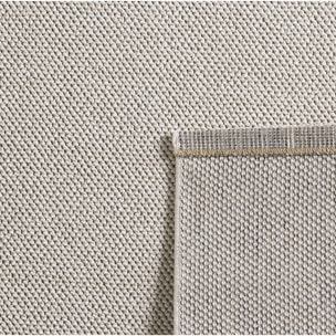 MORELIA - Tapis moderne aspect laine bouclée Creme