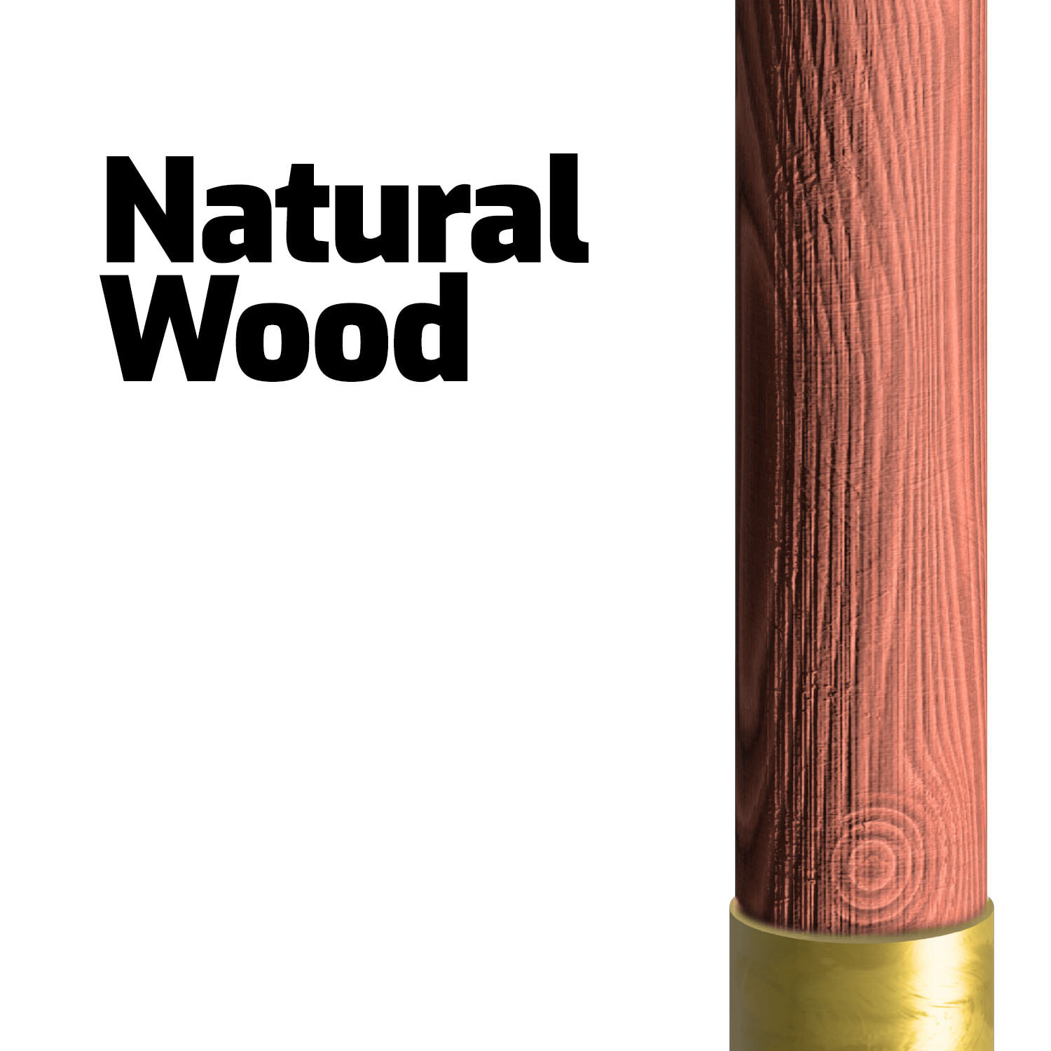 Natural Xl - Ombrellone Giardino Legno Ottagonale Ø 350 Cm Bordura