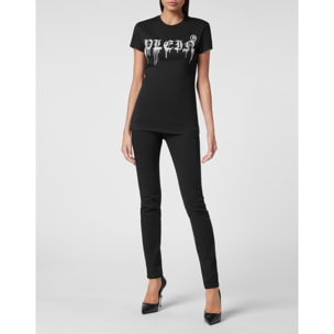 PHILIPP PLEIN T-Shirt Round Neck GOTHIC PLEIN