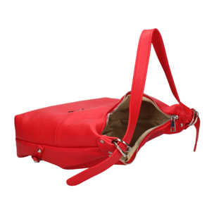 Borsa a spalla da donna In Vera pelle Made in Italy 30x30x9 cm