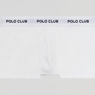 Boxer blanco con logotipo Polo Club