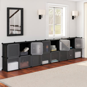 Armoire de rangement multifonction 16 cubes