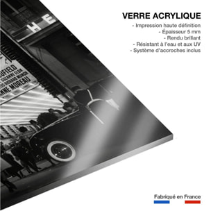 Ancienne affiche de cinéma Le train UGC Tableau plexiglas