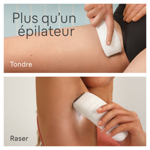 Braun Épilateur Silk-épil 5 - Avec Tête De Rasoir Pour Femmes, Sabot Tondeuse et Tondeuse Pour Le Maillot - Blanc/Rose