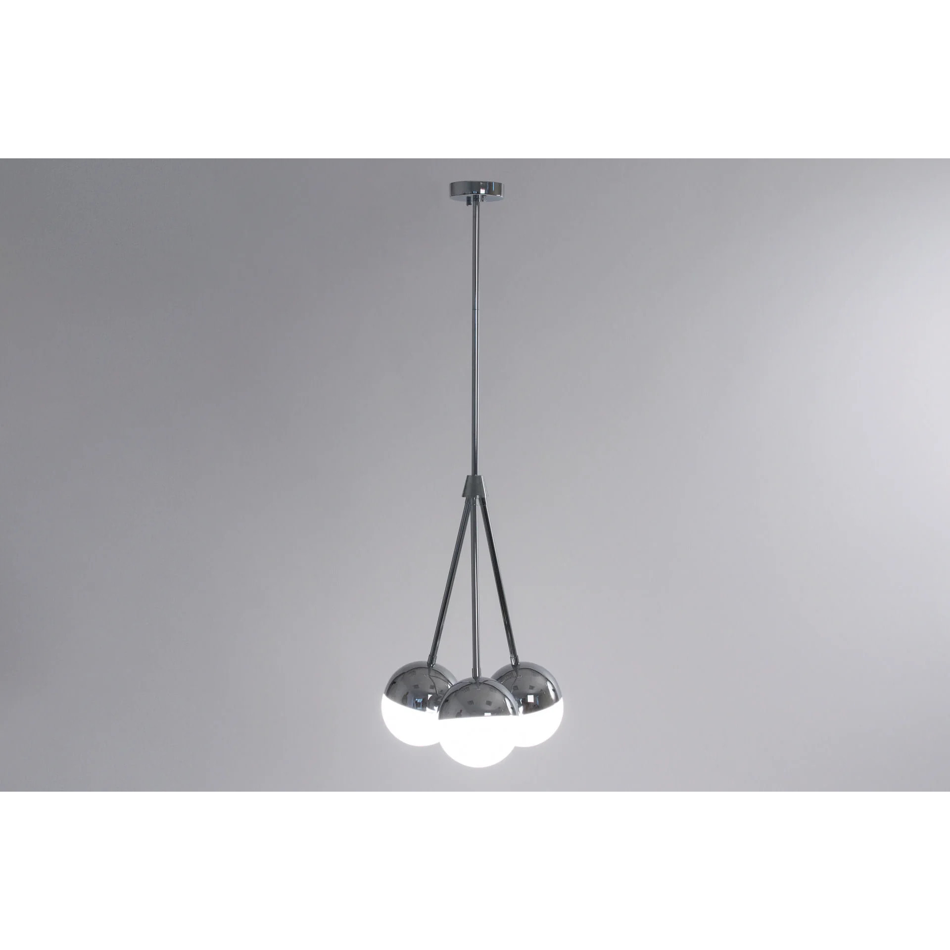 Lampara Techo Metal Led 36x36x104 Cm