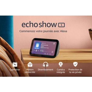 Assistant vocal AMAZON Echo Show 5 3e génération Anthracite