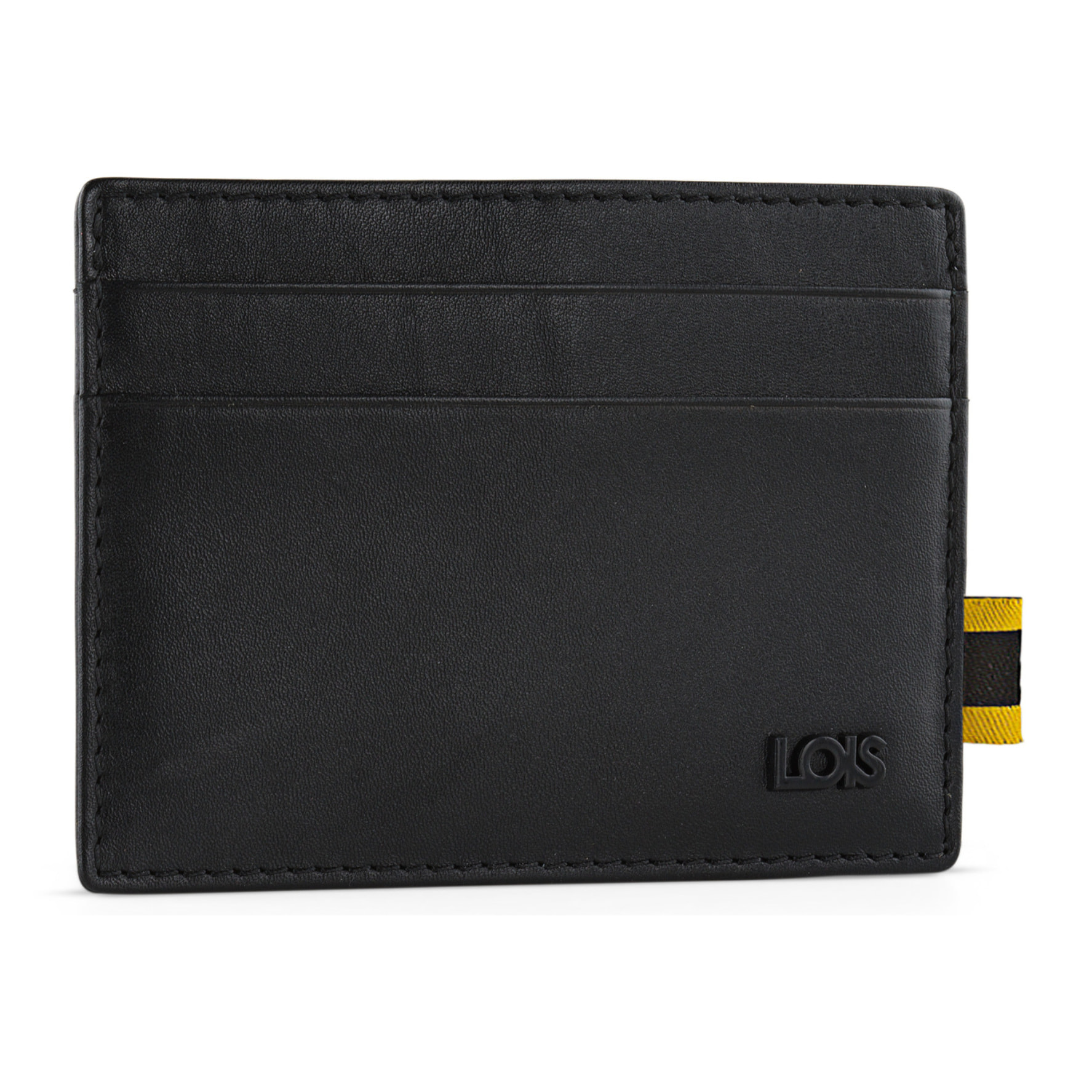 Tarjetero Piel Hombre Lois Lubbock Negro