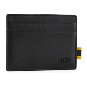 Tarjetero Piel Hombre Lois Lubbock Negro