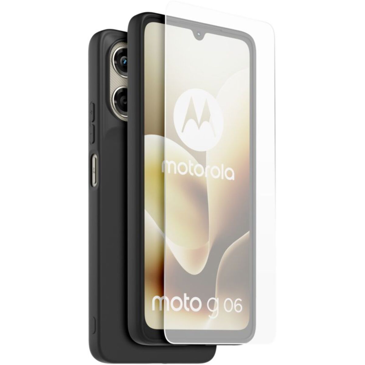 Coque CASR Moto G06/G06 Power coque + Verrre trempé