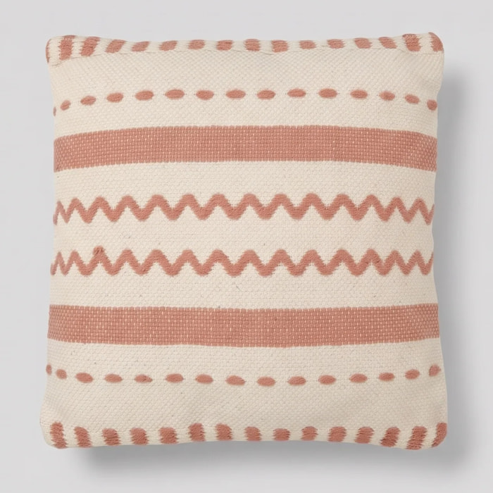 Cojín cuadrante algodón Leito 45x45 - funda + relleno
