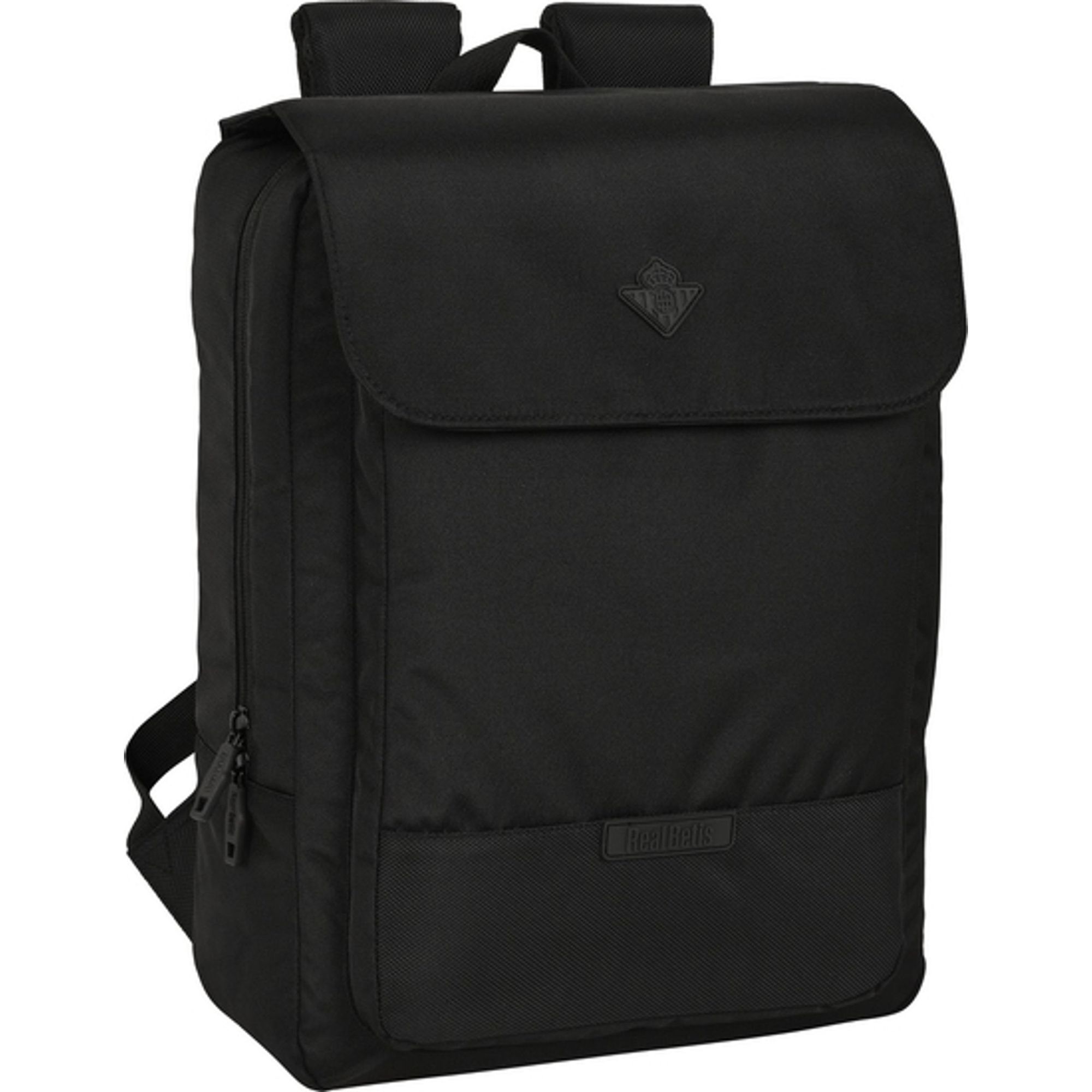 Mochila con solapa portatil 13,3+usb real betis balompie premium