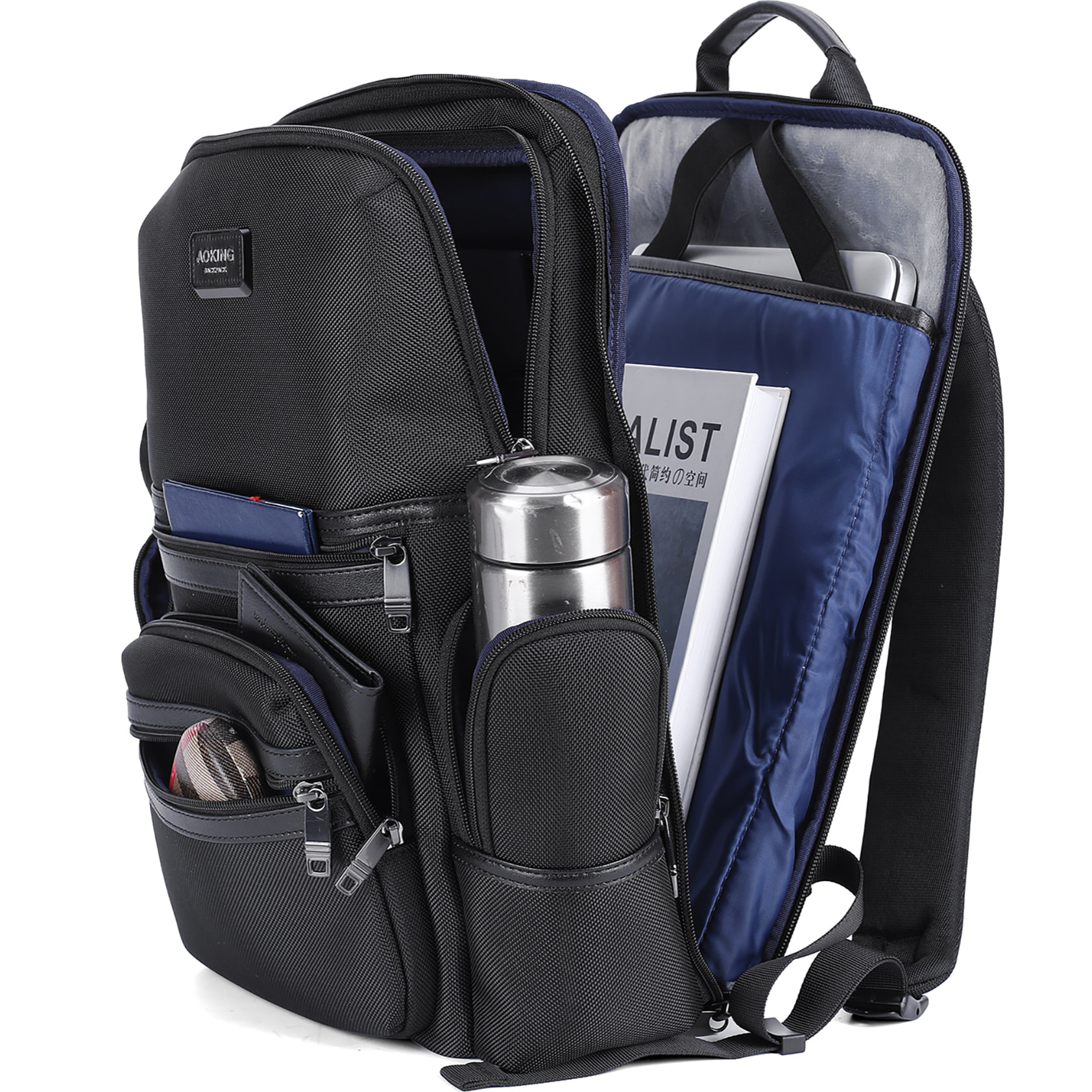 Zaino  da uomo Textile Polyester 30x42x16 cm