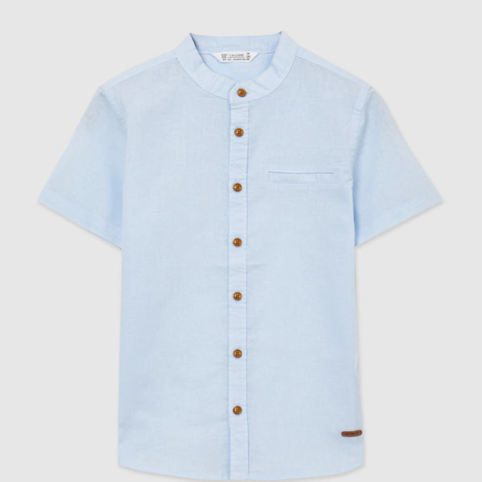Camicia coreana in cotone