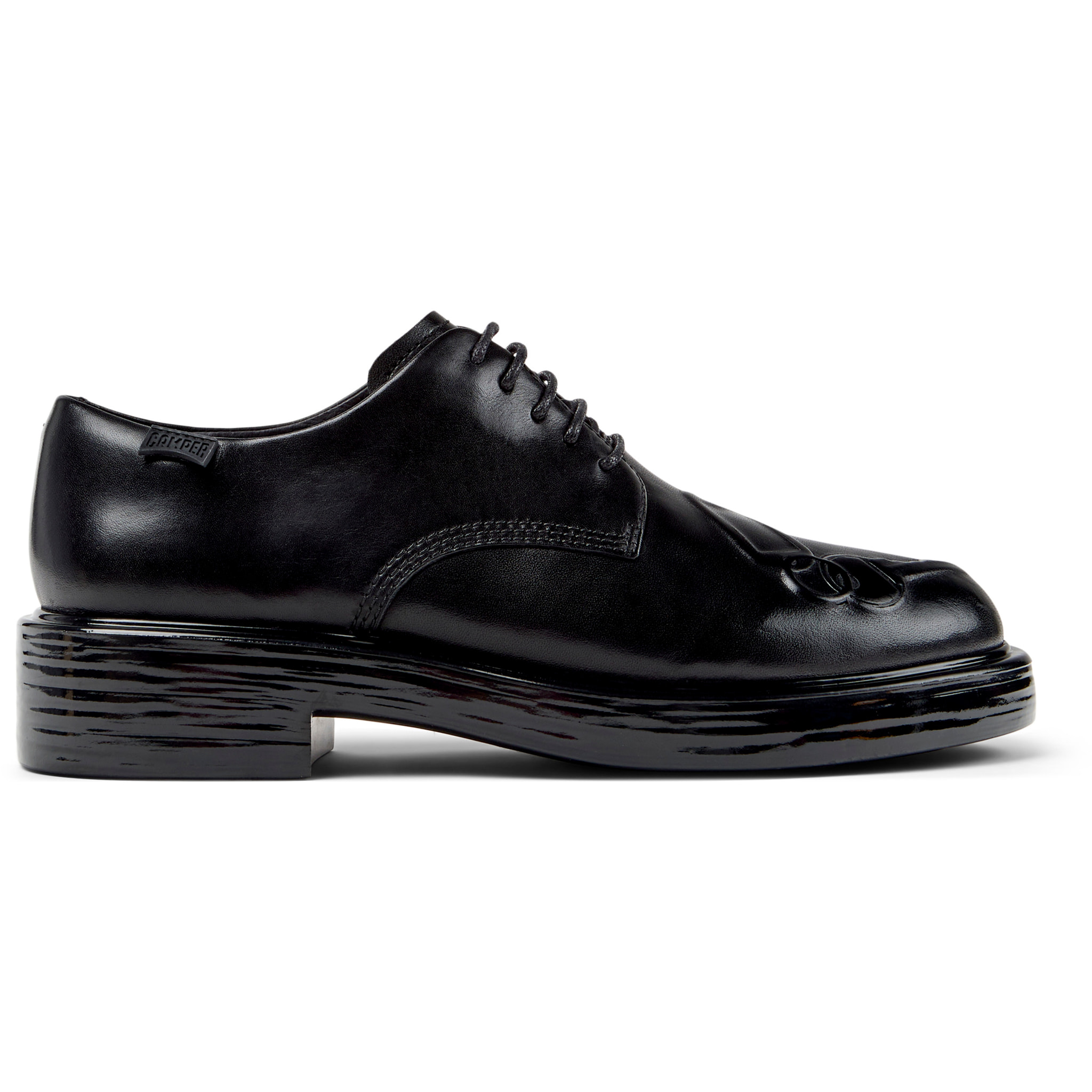 Scarpe stringate - CAMPER Dean Twins - Nero - Pelle liscia