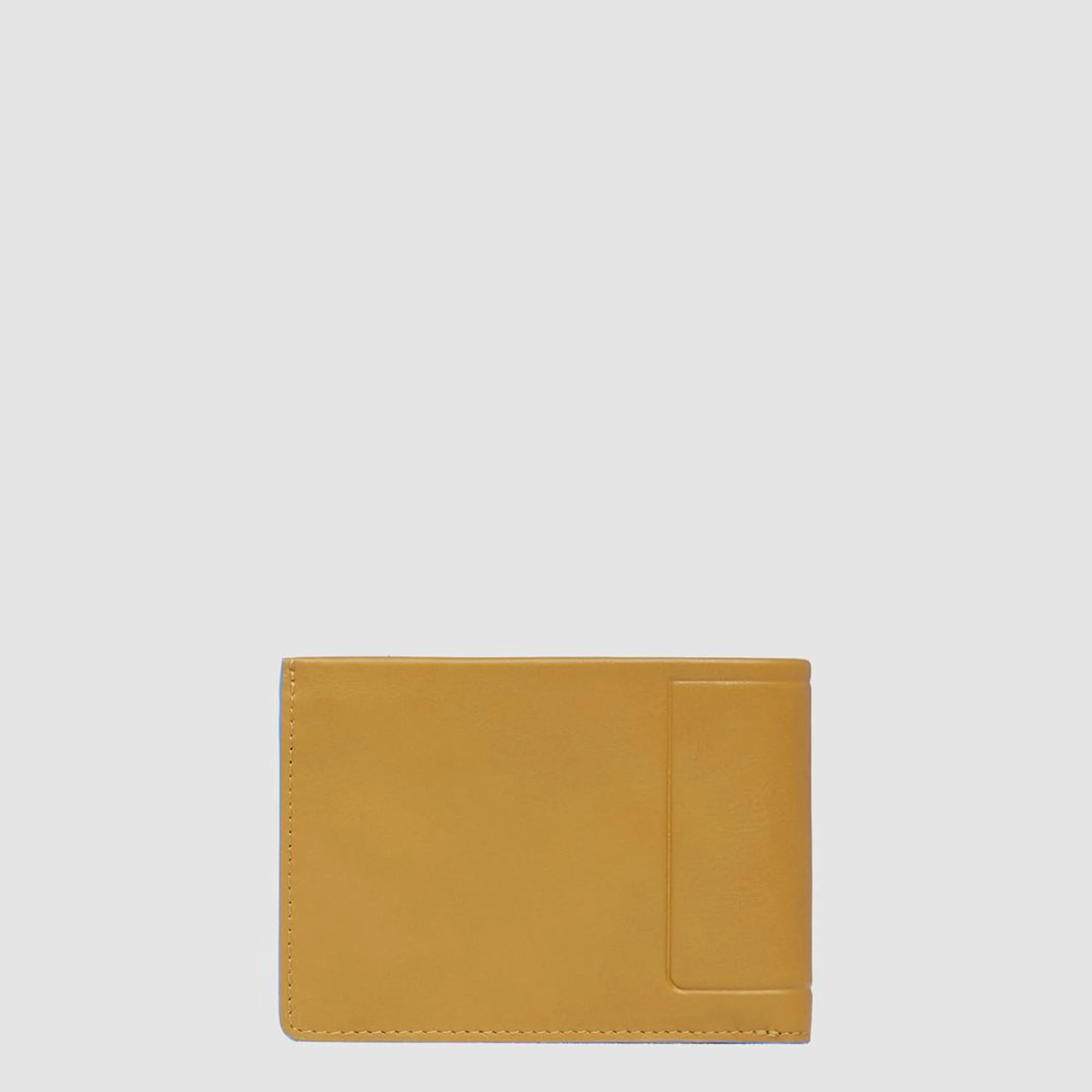 Piquadro Portafogli con porta documenti, portamonete e porta carte di credito con protezione RFID