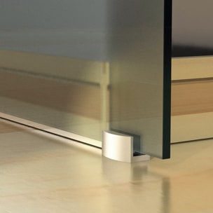 Puerta Corrediza de Vidrio Puerta Corredera Deslizante de Cristal Seguridad 102,5x205 cm