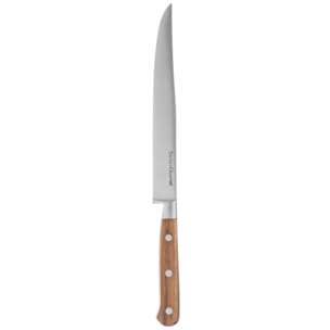 Couteau à trancher acier "Elegancia" lame 20,5cm