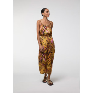 Gonna a sarong con stampa tigre