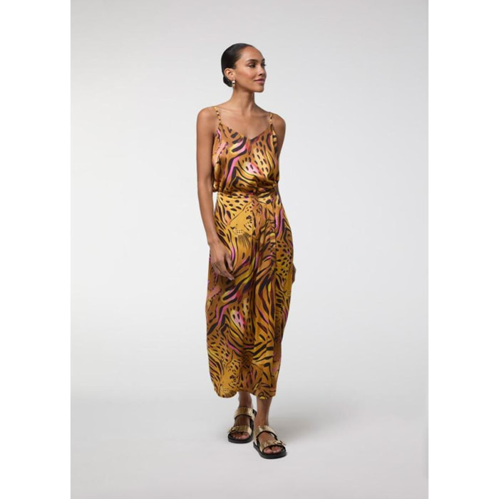 Gonna a sarong con stampa tigre