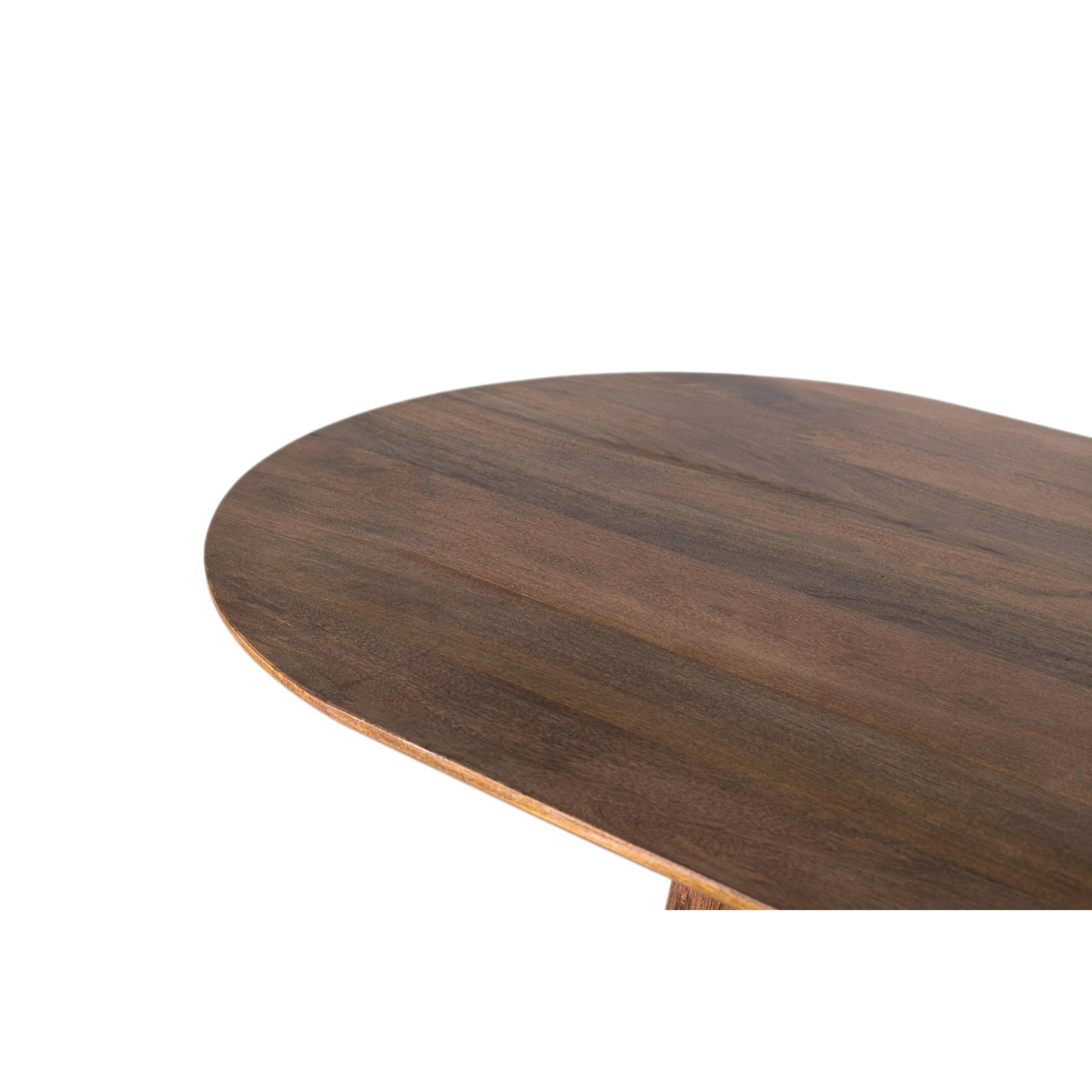 Mesas de Comedor de Madera de Mango 210 Cm Estilo Rústico Moderno