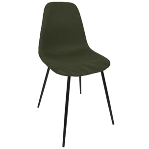Chaise Atome Kaki - Lot De 4