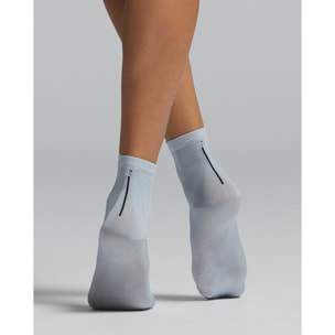 Calzino Cassiopea viscosa con strass sul retro