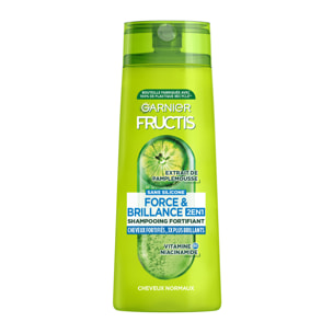 Lot de 12 - Garnier Fructis Shampooing 2en1 Force & Brillance 300ml