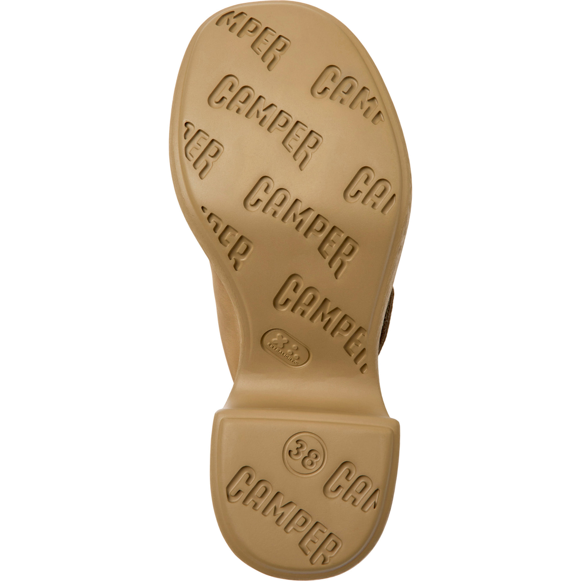 Sandalias - CAMPER Thelma - Marron - Textil técnico (poliéster reciclado)