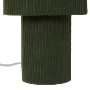 Lampe Jolina cylindrique H.28cm vert