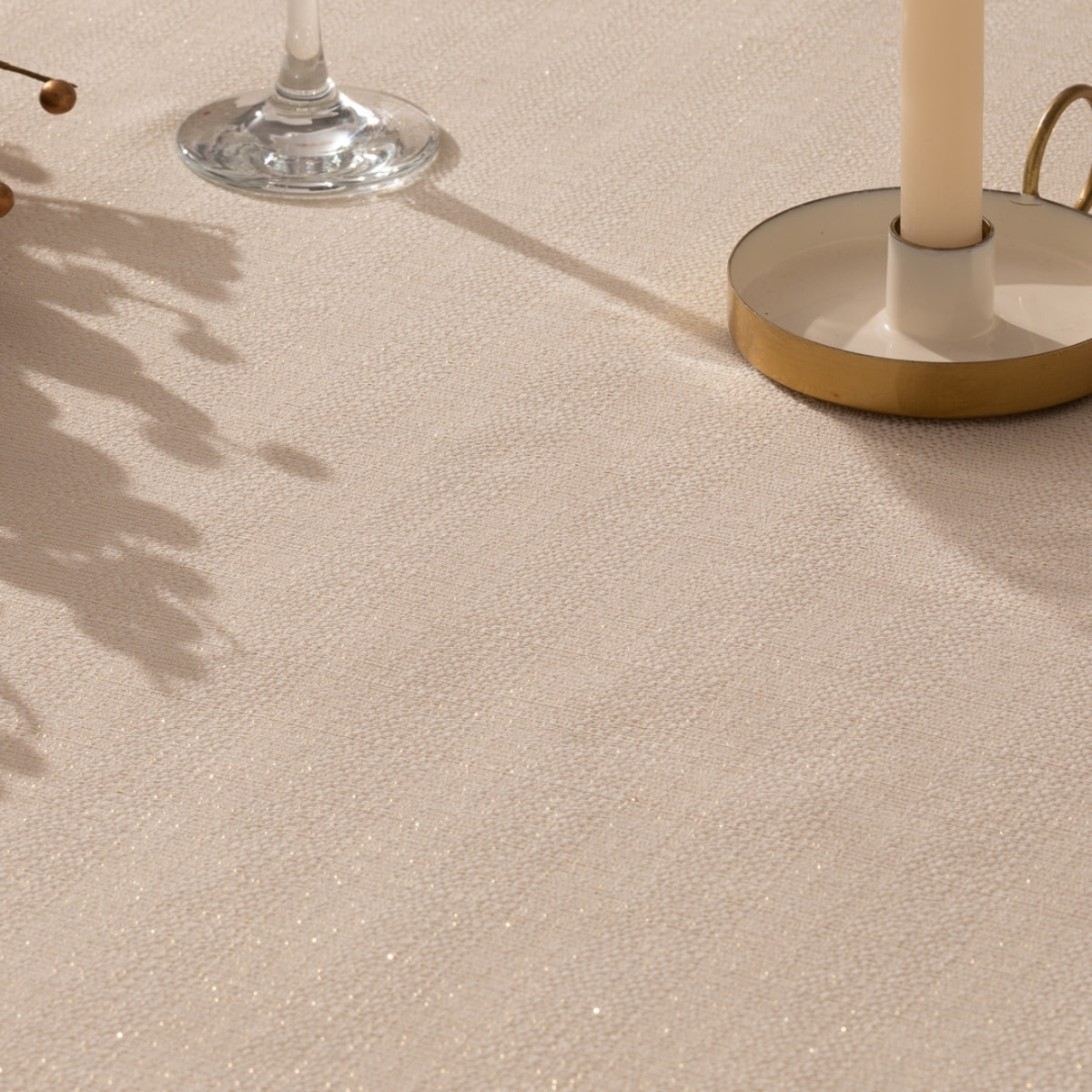 Mantel antimanchas EVOLET BEIGE-ORO