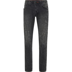 PHILIPP PLEIN Jeans dal taglio dritto SKULL