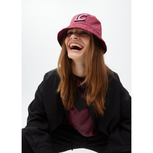 Cappello a secchiello con logo