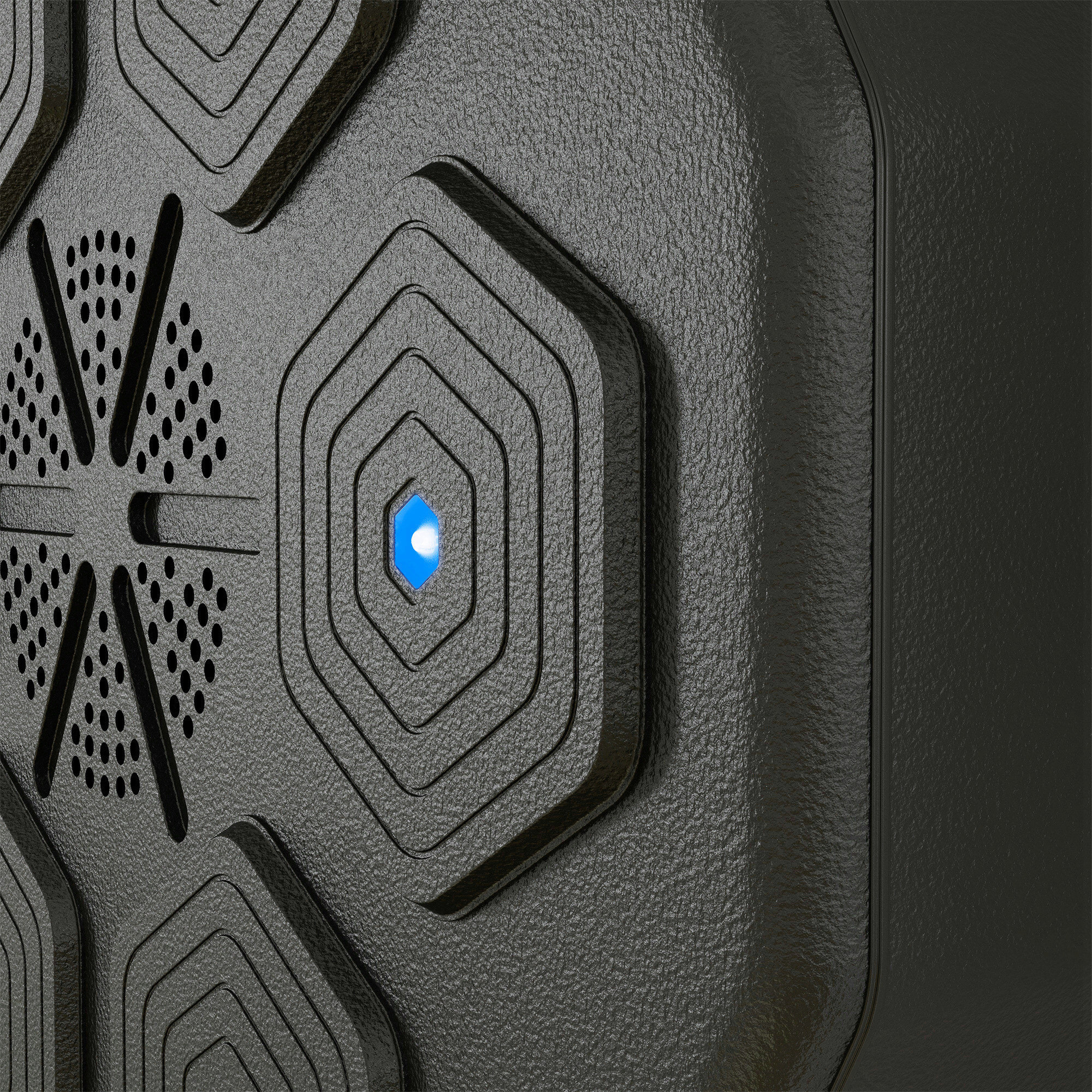 Machine de boxe musicale murale avec lumières - connexion bluetooth, charge USB - noir