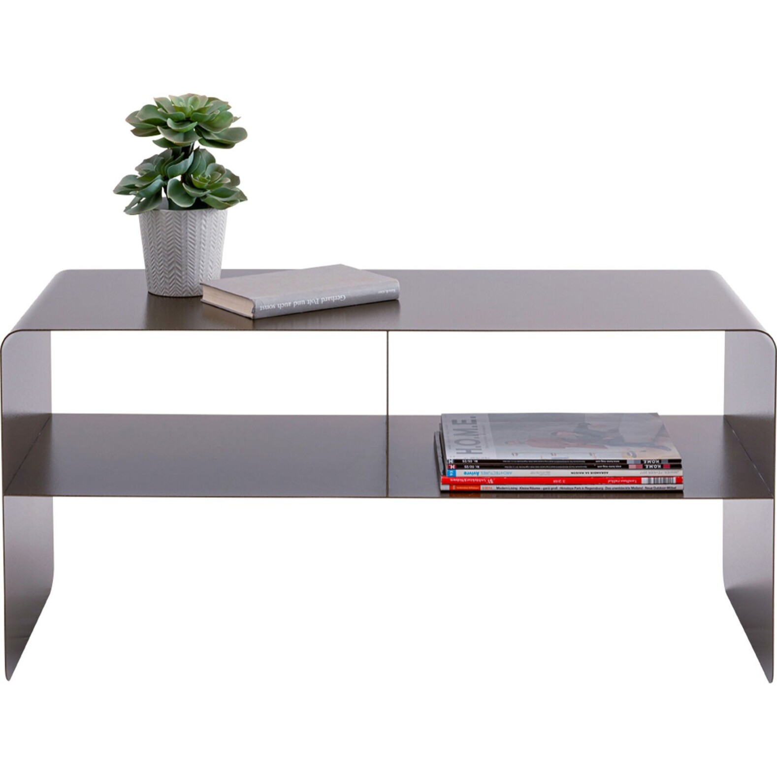 Meuble TV Lounge 90x37cm bronze Kare Design